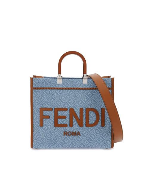 fendi bags summer 2018|Fendi denim tote.